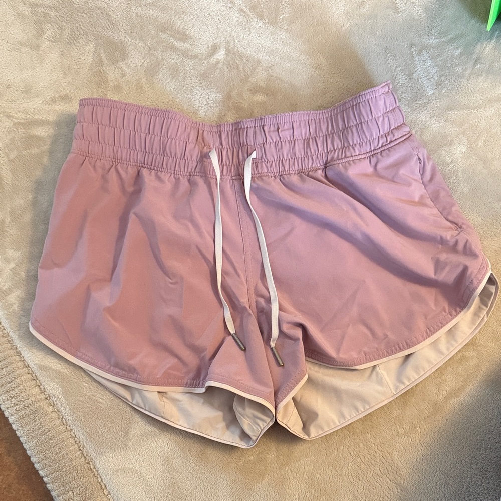Lululemon light pink reversible Athletic Shorts